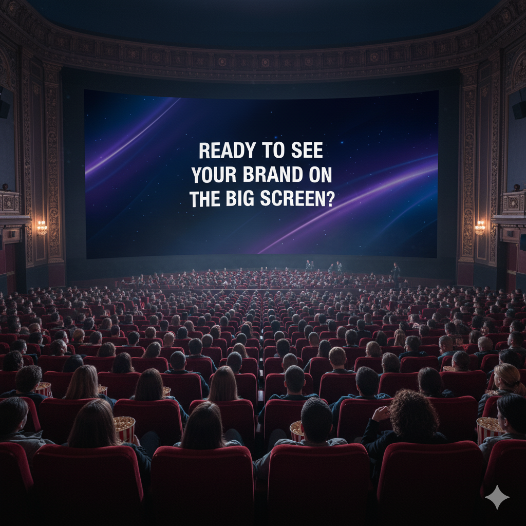 ready to see your brand on big screen